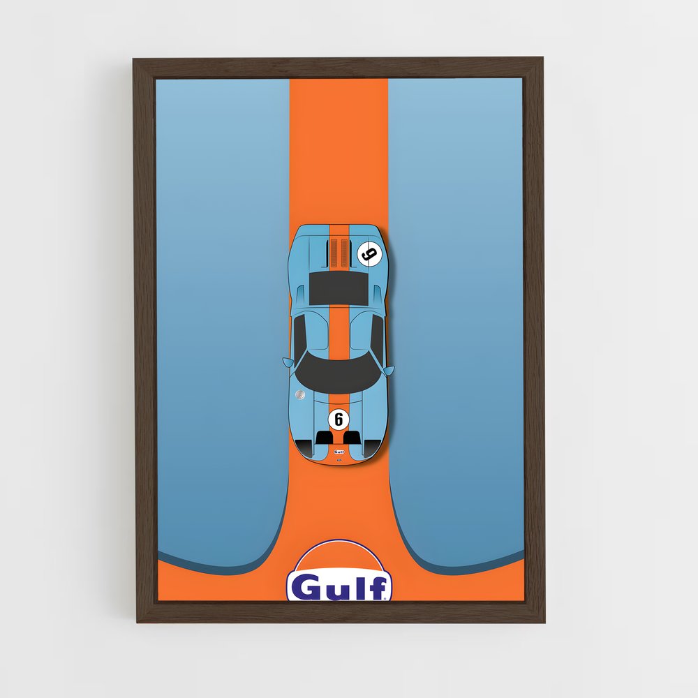 Poster Gt40 Victory Lap – affiche Ford (vue 5)